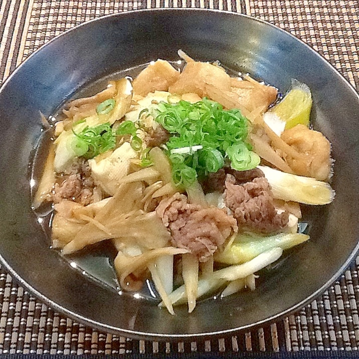 牛バラ肉で作る‼︎しっかり味の染みた☆肉豆腐